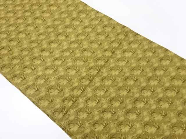 アンティーク　笹模様織出し丸帯（材料）